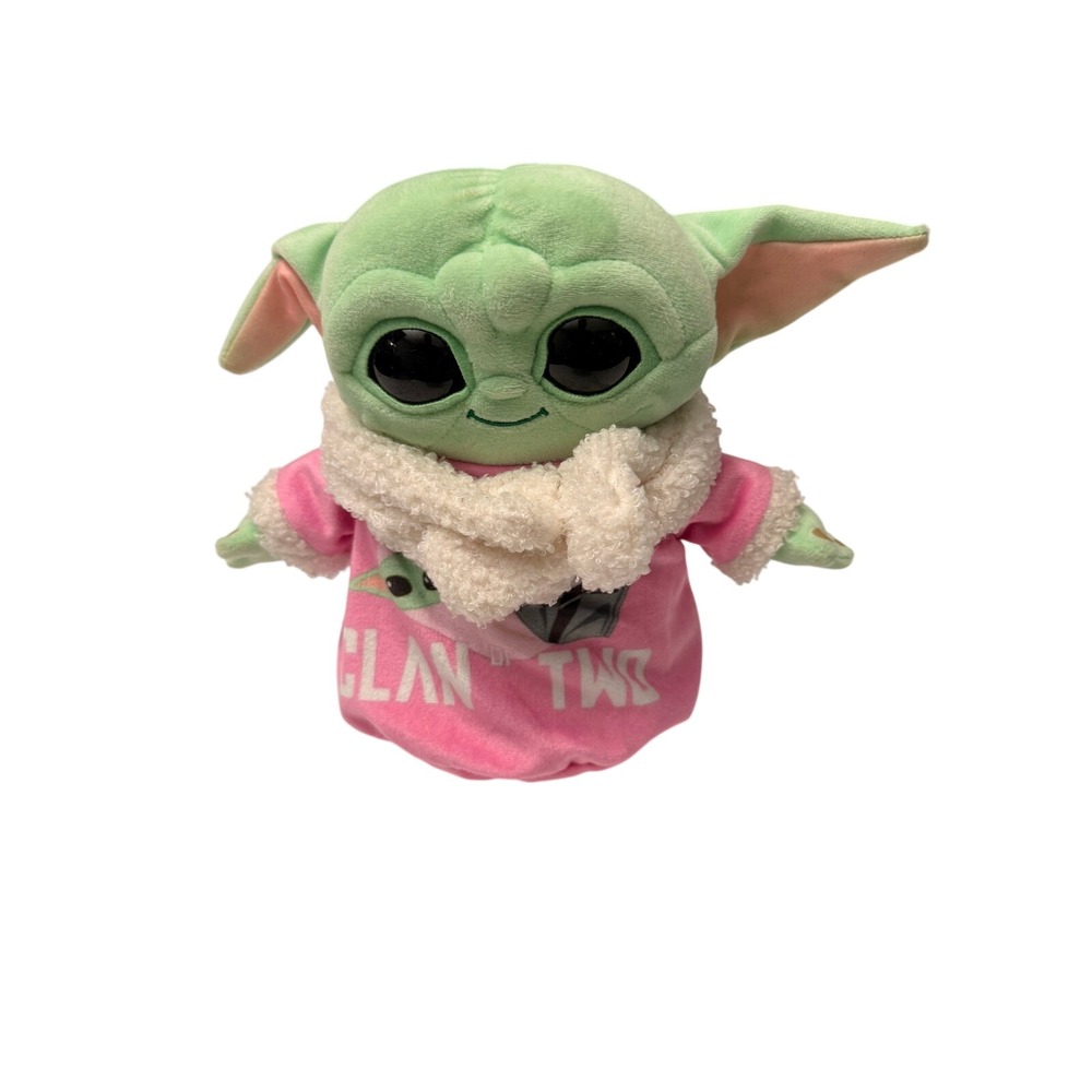 Mattel Star Wars The‎ Child Plush Toy Pink Outfit Scarf Adorable Collectible